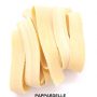 Pappardelle di pasta fresca all'uovo
