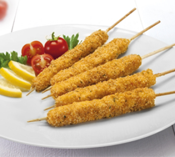 Arrosticini di totano gratinati