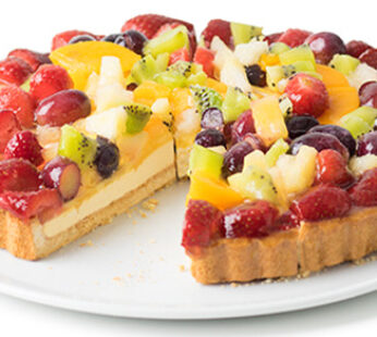 Crostata alla frutta mista pretagliata