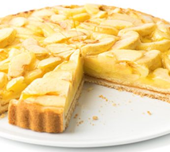 Crostata alle mele pretagliata