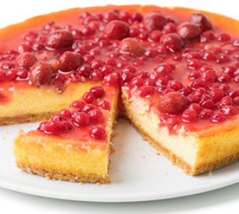 Cheesecake cotta ai frutti rossi