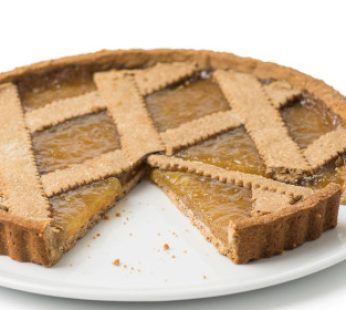Crostata multicereale al limone e zenzero