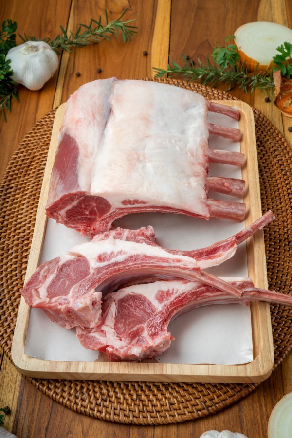 Costolette di carrè di agnello congelate