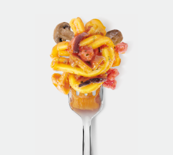 Strozzapreti con Speck e Funghi – FiorDiPrimi