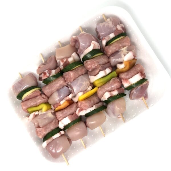 Spiedini di pollo e salsiccia - immagine 17
